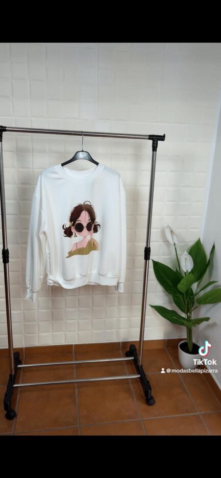 Sudadera Blanca. - Imagen 3